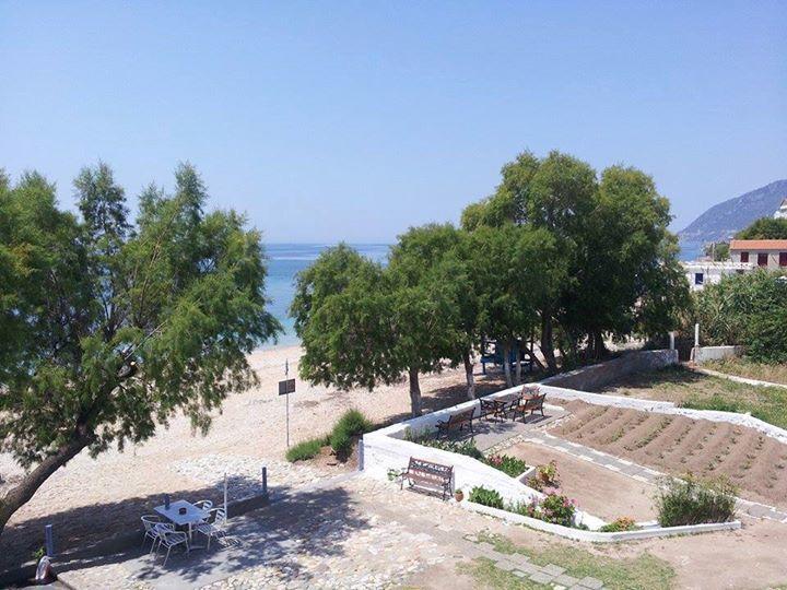 Pano Sto Kyma Studios Plomari Exterior foto